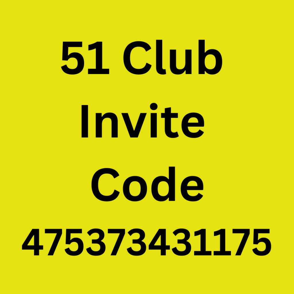 51 club invite code